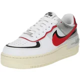 Nike Sportswear Niske tenisice 'AF1 SHADOW' crvena / crna / srebro / bijela