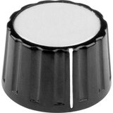 Mentor okretni gumb s gumbom za obilježavanje crna (ø x v) 28 mm x 17 mm 333.61 1 st Cijene