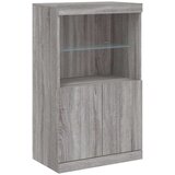  Komoda s LED svjetlima boja sivog hrasta 181 5x37x100 cm | shoptok.hr