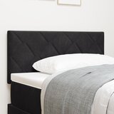 vidaXL Naslon za glavo Diamantni bloki črna 100 cm žamet Cene