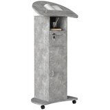 MID.YOU Stoječi Pult Redola L, Beton | Shoptok.si