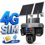  solarna 4G kamera 4 ptz objektiva, 2 solarna panela – IP66, aov, o-kam pro, MTS/A1 Cene