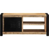 vidaXL TV omarica 80x30x35 cm Masivni neobdelan les Mango | Shoptok.si