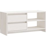 vidaXL TV omarica bela 80x31x39 cm trdna borovina | Shoptok.si