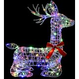  3D Božićni irvas LOVIISA 140 LED lampica Višebojno | shoptok.hr