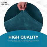 YSTELLAA 106×175×104 cm Žametna raztegljiva prevleka za dvosed | Shoptok.si
