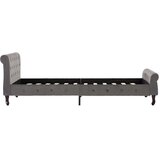  Okvir za krevet sivi baršunasti 100 x 200 cm | shoptok.hr