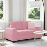  Dvosjed Ružičasta 160 cm Baršun | shoptok.hr