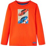 vidaXL Dječja majica s dugim rukavima jarkonarančasta 116 | shoptok.hr
