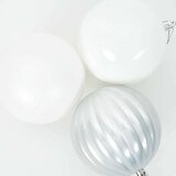 Set Božićnih Ukrasnih Kuglica 9 pcs Bijelo | shoptok.hr