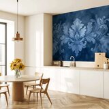  Foto tapeta - Ornament in Blue and Cool Colors Dark Blue Decoration 500x350 Vodootporna | shoptok.hr