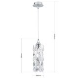 Orion Luster na sajli RITA 1xG9/40W/230V sjajni hrom | Eponuda.com
