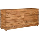 Furnova Visoka greda 150x40x72 cm reciklirana tikovina in jeklo, (21919856) | Shoptok.si