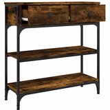  Konzolni stol boja hrasta 72,5 x 25 x 75 cm konstruirano drvo | shoptok.hr