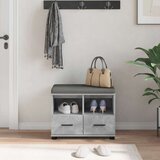  Haldna klop z blazino s predalom Betonsko siva 60 x 38 x 46 cm, (5000155678) | Shoptok.si