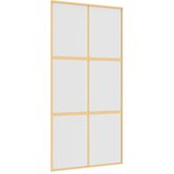  Klizna vrata zlatna 102,5x205 cm matirano staklo ESG i aluminij | Eponuda.ba