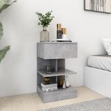 Furnova Nočne omarice 2 kosa betonsko sive 40x35x65 cm, (21927706) | Shoptok.si