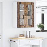 Zidni stakleni ormarić LUCCA Staro drvo 60 x 31 x 80 cm | Eponuda.com