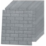  3D zidne tapete s uzorkom cigli samoljepljive 20 kom antracit | shoptok.hr