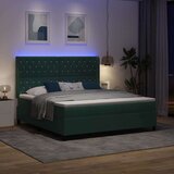  Krevet s opruga kutije Tamnozelena 180 x 200 cm Baršun | shoptok.hr