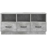 TV omarica Betonsko siva 102 x 34,5 x 47 cm Inženirski les, (5000210682) | Shoptok.si