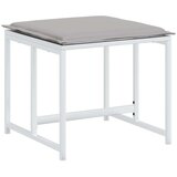  15-dijelni vrtni blagovaonski set s jastucima bijeli tekstilena | shoptok.hr