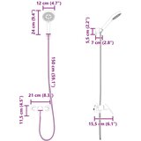 Set glave tuša Krom G 1 / 2 inča | shoptok.hr