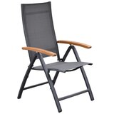 Gardenson VRTNA GARNITURA TOBLINO aluminij barve grafita, siva | Shoptok.si