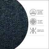 Maison de Rêve Tamno plavi tapecirani bračni krevet s prostorom za odlaganje 160x200 cm Senses – | shoptok.hr