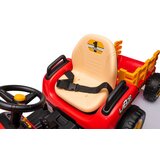 Traktor na akumulator s prikolicom BBH-030 - crveni | shoptok.hr