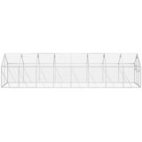  Kavez za ptice srebrni 1,79x8x1,85 m aluminijski | Eponuda.com