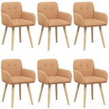 vidaXL Trpezarijske stolice 6 kom. Bouclé Bež 59 x 57 x 85 cm - Bež 6 | shoptok.hr