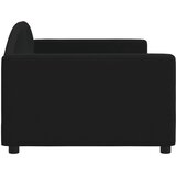  Dnevni krevet crni 90 x 200 cm od tkanine | shoptok.hr