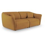 Cosmopolitan Design Gorčično rumena sedežna garnitura iz tkanine bouclé 206 cm Tokyo – | Shoptok.si