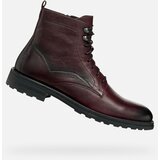 Geox Burgundy men's ankle boots Redclif - Men's Cijene