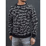 DStreet Bluza męska bez kaptura czarna Cene
