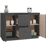  Komoda siva 111x34x75 cm trdna borovina, (20654758) | Shoptok.si