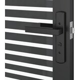 Staklena vrata Prugasti Crna 102,5 x 3,5 x 201,5 cm Aluminij | Eponuda.ba