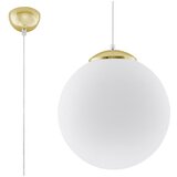 Nice Lamps Viseća svjetiljka u zlatnoj boji sa staklenim sjenilom ø 30 cm Cezab – | shoptok.hr