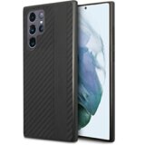 AMG AMHCS22LBLSCA ovitek za Samsung Galaxy S22 Ultra 5G - črn Carbon Cene