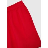 Marisse Red Cotton Shorts | Shoptok.si