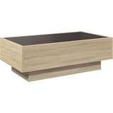  Stolić za kavu LED boja hrasta 90x50x30 cm konstruirano drvo | shoptok.hr