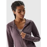 4f Women's Sports Quick-Drying Hooded Sweatshirt - Brown