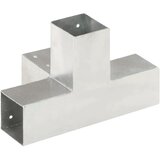  Spojnici za stupove u X-obliku 4 kom pocinčani metal 71 x 71 mm | shoptok.hr