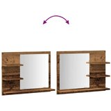 vidaXL Kupaonski ormarić s ogledalom Old Wood 60x10,5x45 cm | shoptok.hr