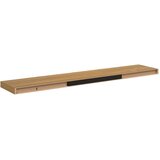  Polica na zidu Zidna montaža Smeđa 120 x 23,5 x 3,8 cm | shoptok.hr