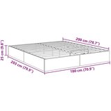  Otoman krevet Staro drvo 193 x 120 x 25 cm Iverica | shoptok.hr