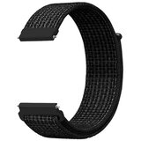 INF Najlonski pašček za uro za Samsung Watch 4/5/6 & Huawei GT4 Black 22 mm, (21542915) | Shoptok.si