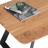 Livetastic klubska miza burgsinn, akacija, črna | Shoptok.si