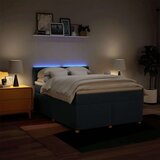vidaXL Krevet s oprugama i madracem plavi 140 x 190 cm od tkanine | shoptok.hr